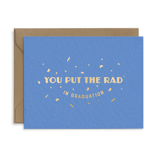 Rad Graduation Greeting Card