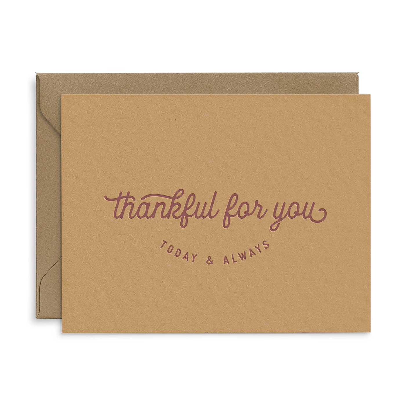 Thankful For You Greeting Card- Box of 6