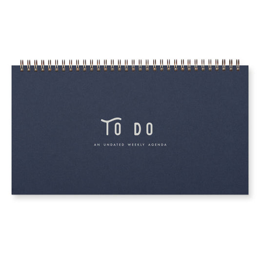 To Do Simple Undated Weekly Planner